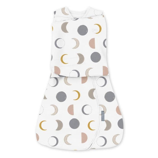 INGENUITY, Swaddling Bag, Lunes sleeping bag, for mid-season TOG 1. Adjustable from 3 to 6 months, Oeko-Tex certified