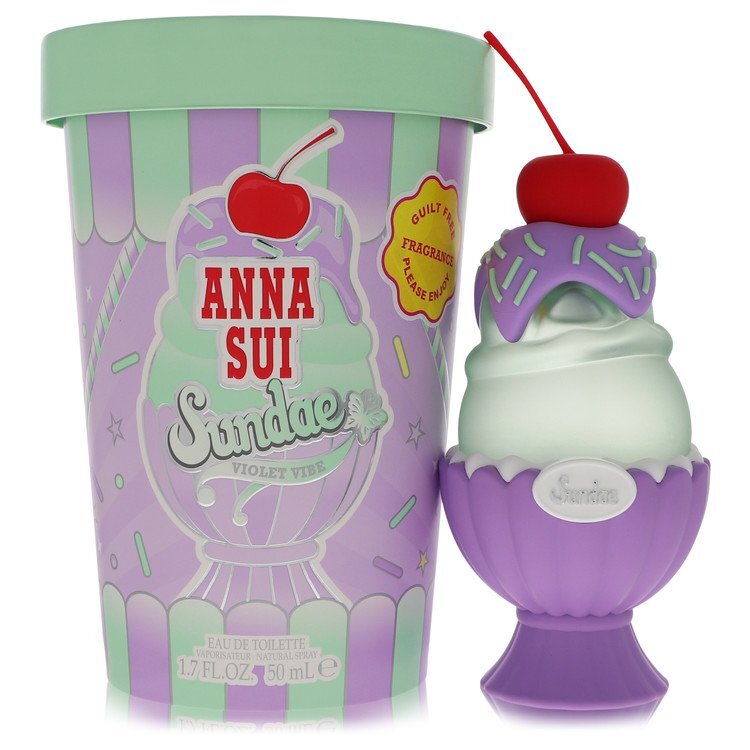 Anna Sui Sundae Violet Vibe av Anna Sui Eau De Toilette Spray 1,7 oz (Kvinnor)