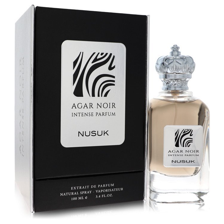 Nusuk Agar Noir Intense by Nusuk Extrait De Parfum Spray (Unisex) 3.4 oz (Men)