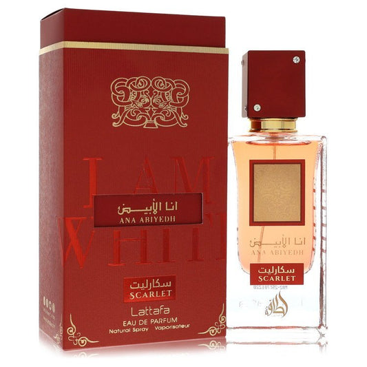Ana Abiyedh I Am White Scarlet by Lattafa Eau De Parfum Spray (Unisex) 2.0 oz (Men)