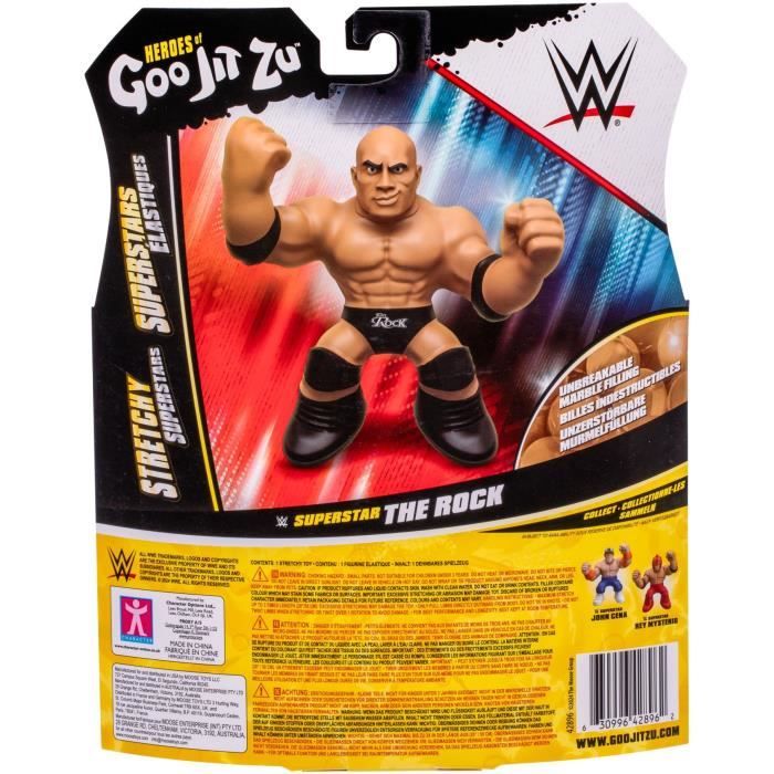 Stretchable figure - GOO JIT ZU WWE - The Rock - 11 cm - Elastic texture - Stretchable 3x
