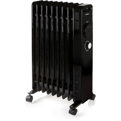 Oil-filled radiator - 2000 W - DOMO - DO7327R - 42.5 x 28 x 64 cm - Black