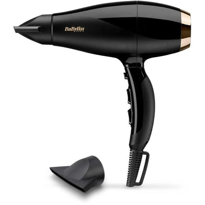 BABYLISS 6714E - Hair dryer Super Pro 2300W - 3 temperatures / 2 speeds - 120 km / h air speed - Cold air button