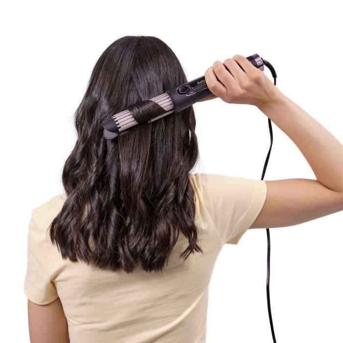 BABYLISS C112E Curl Styler Luxe curling iron - Slotted cylinder with ceramic plates - Fresh air technology - Large diameter