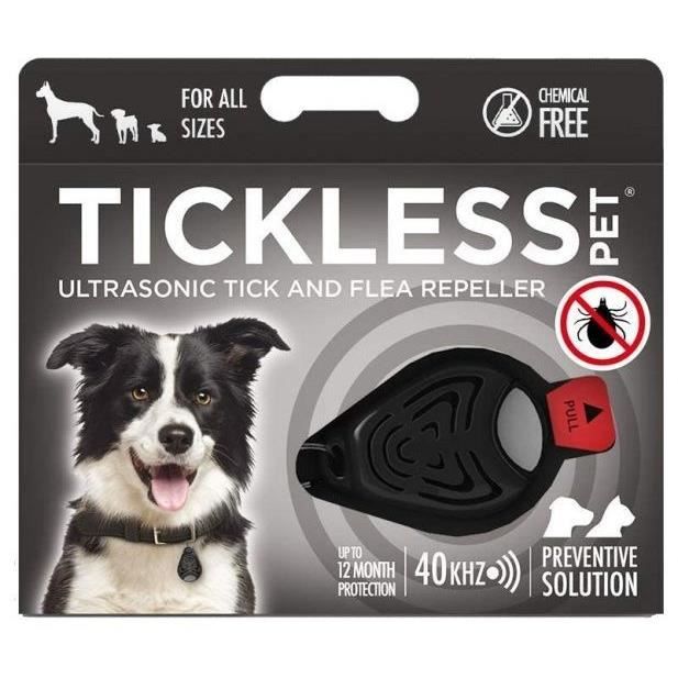 Tick and Flea Repellent - TICKLESS PET - Battery - Black