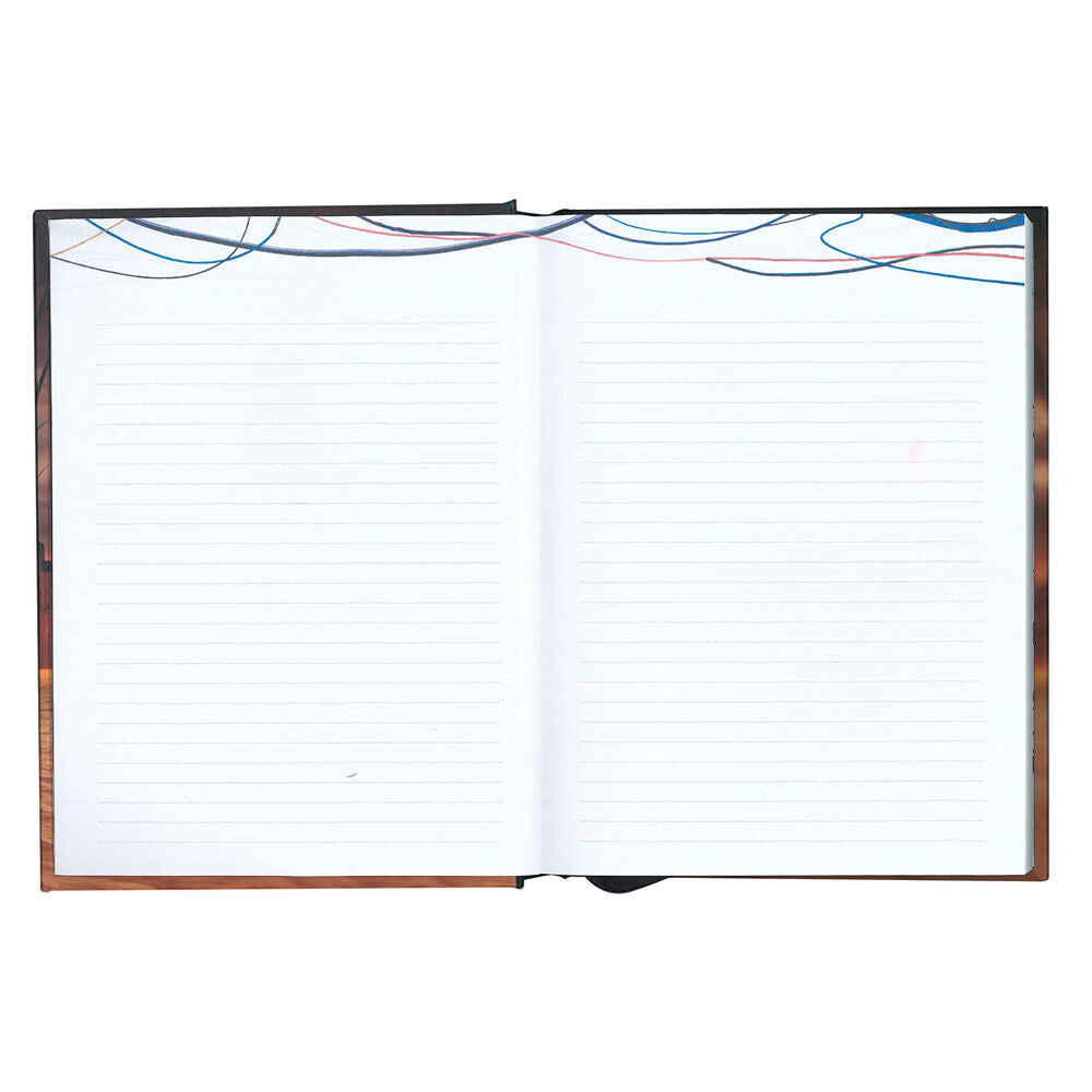 Ghost in the Shell City Notebook with light