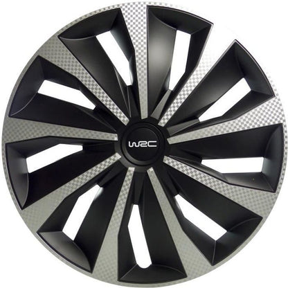 WRC Box 4 Hubcaps 16 Carbon Style