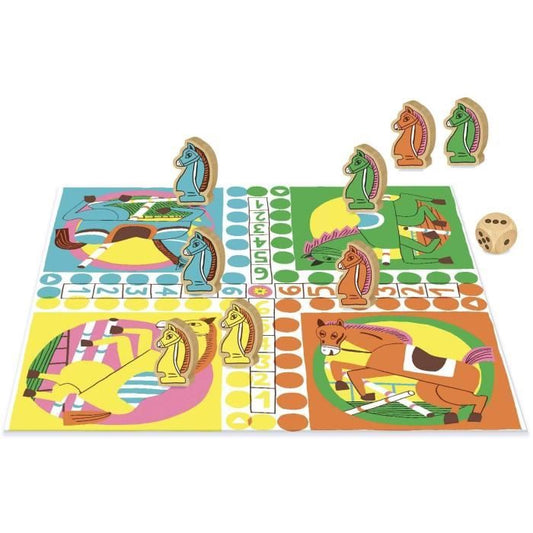 Board game - NATHAN - Ludo game - Great classic, original illustrations