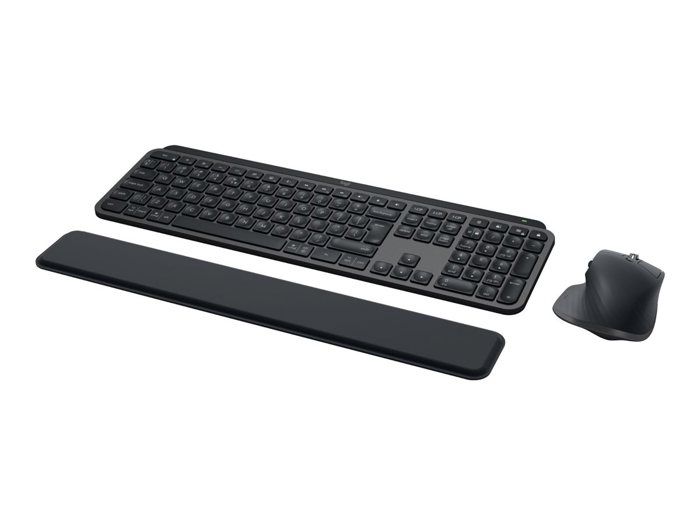 Wireless Keyboard - LOGITECH - MX Keys S Combo - Bluetooth - Backlit - Silent keys - Graphite