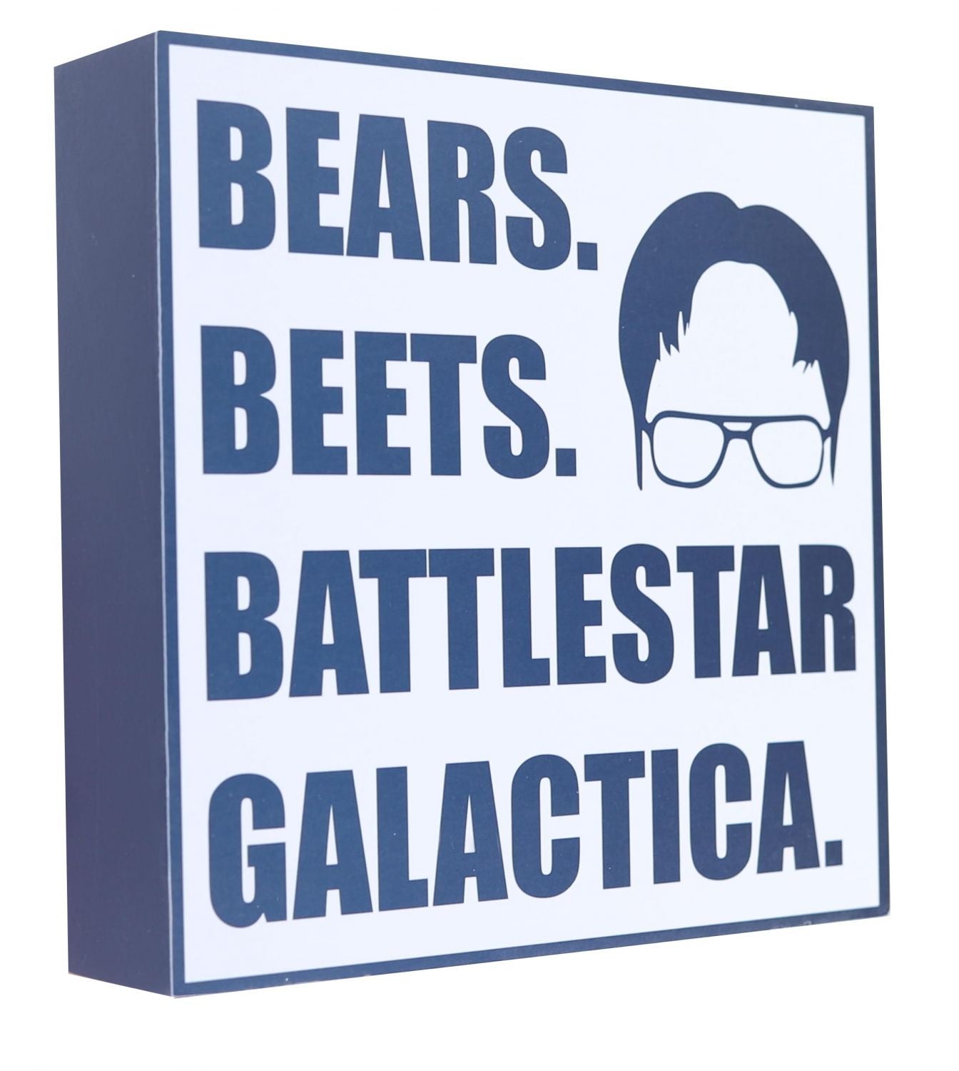 The Office Dwight 6 x 6 Inch Wood Box Sign