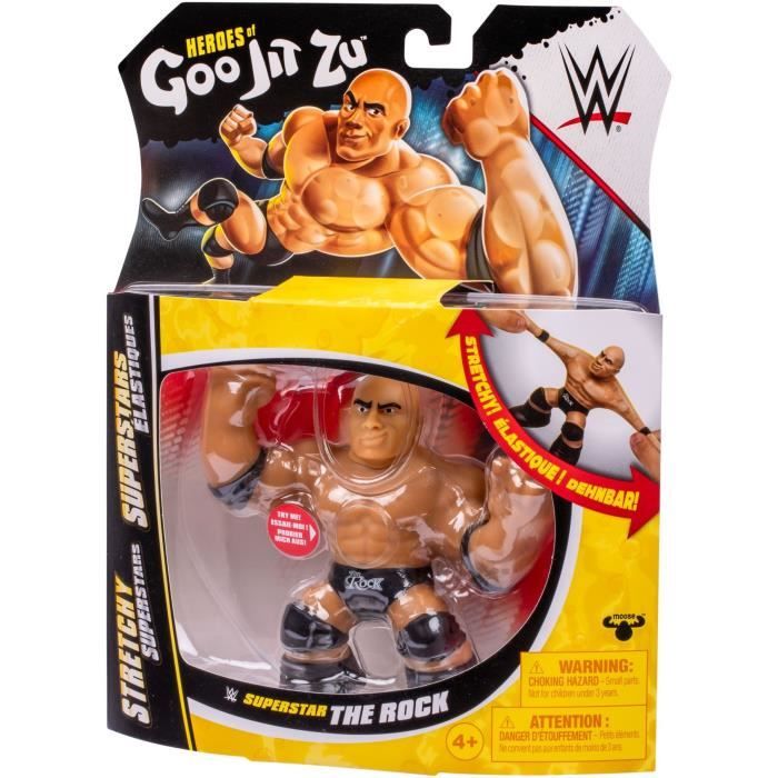 Stretchable figure - GOO JIT ZU WWE - The Rock - 11 cm - Elastic texture - Stretchable 3x
