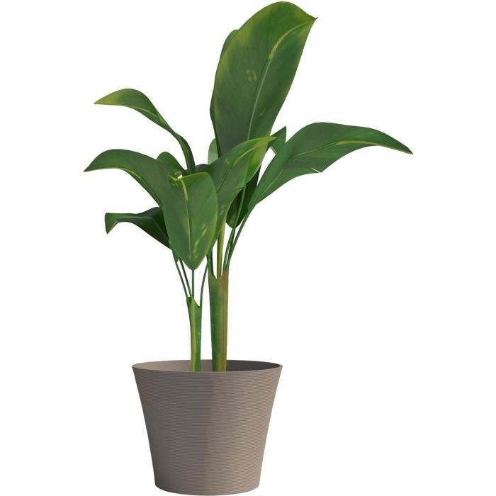Flowerpot - GARDEN ID - Green Care Sense Taupe - 40 x 34 cm - 10 year warranty - 100% recycled - UV and frost resistant