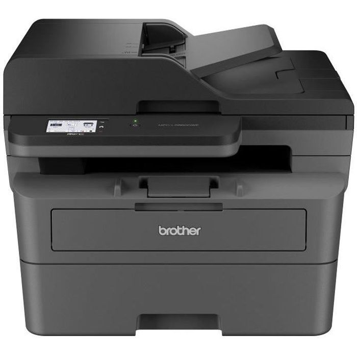 4-in-1 monochrome laser multifunction printer - BROTHER - MFC-L2860DWE - Ethernet and Wifi