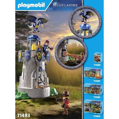 PLAYMOBIL 71483 Novelmore Novelmore Knights Turret with Dragon