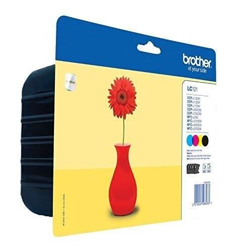 BROTHER LC-121 Cartridge - Black, Magenta, Cyan, Yellow