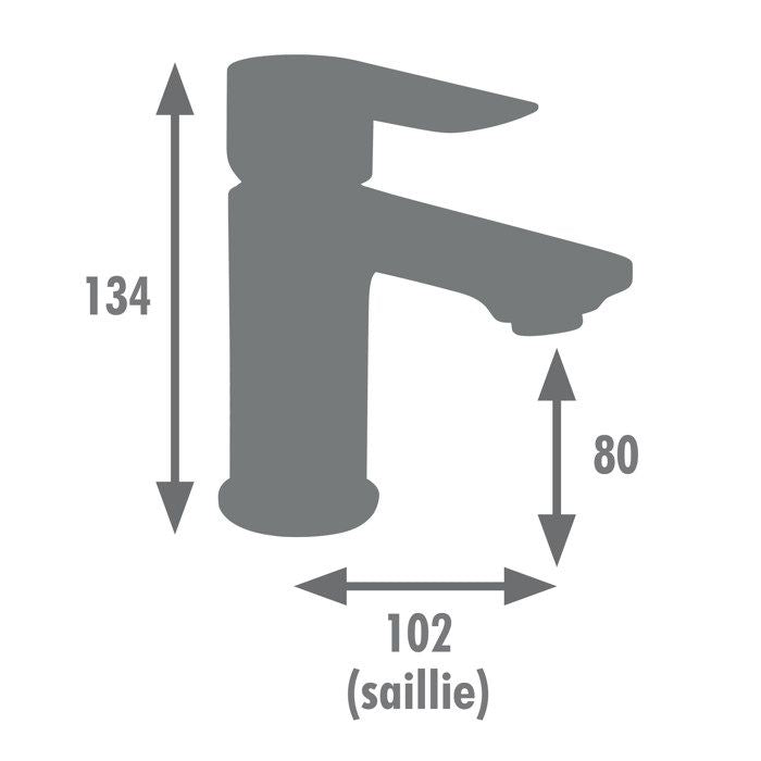 Edouard Rousseau - NAYAK Basin Mixer - Matt Graphite