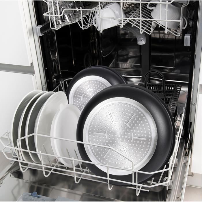 Cooking battery 10 rooms Arthur Martin - Aluminum - All lights except induction - Black