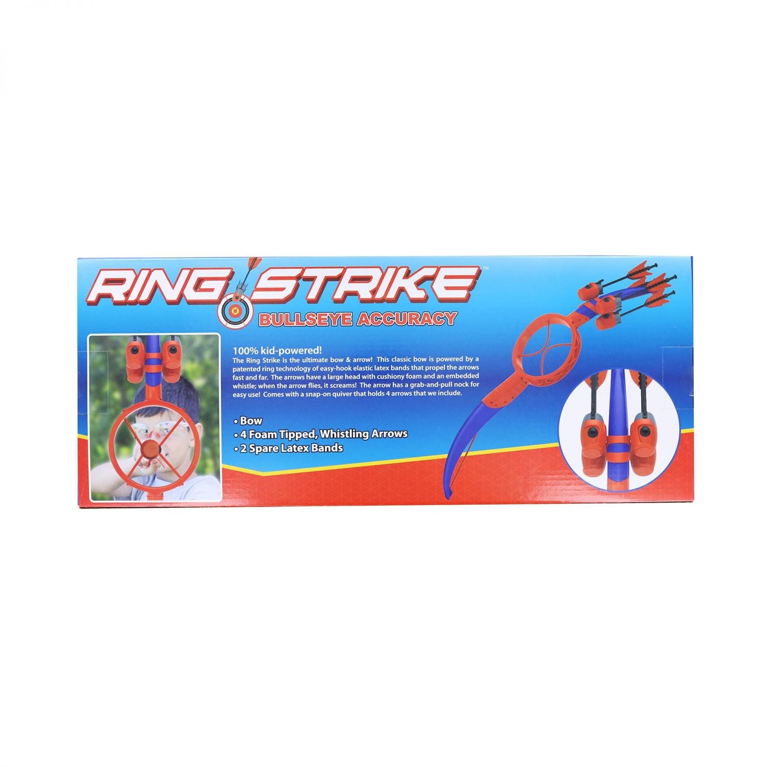 Ring Strike Foam-Tipped rocket Launcher | Red