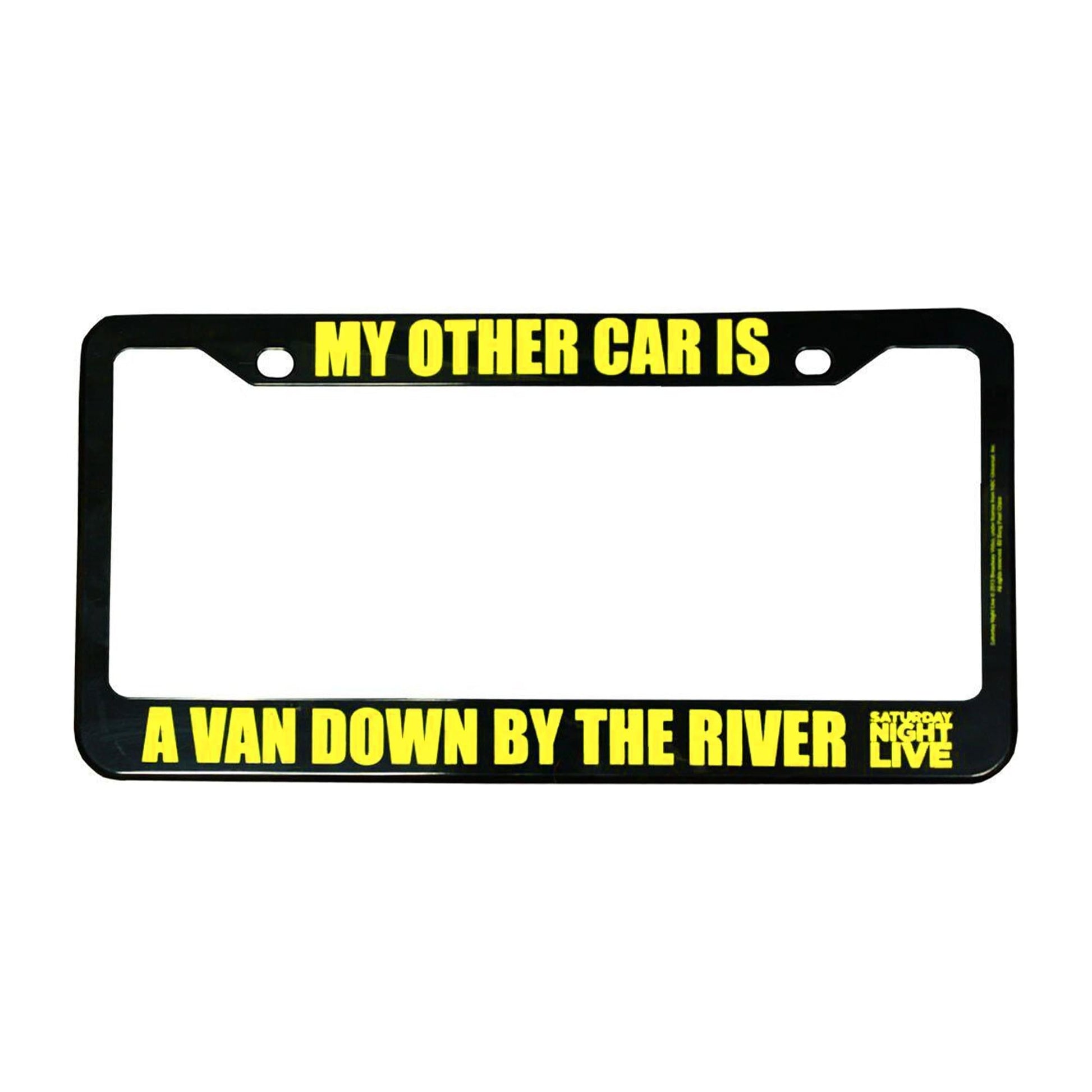 Bif Bang Pow! Saturday Night Live My Other Car Is A Van License Plate Frame