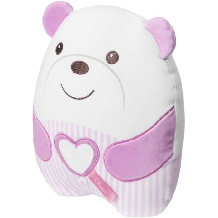 Soft Teddy Bear Plush - CHICCO - Pink - From birth
