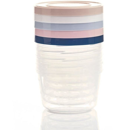 5 x 250ml storage boxes