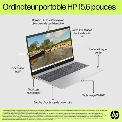HP 15-fd0127nf Laptop PC - Windows 11 - 15.6 FHD IPS - Core i5-1334U - 16GB RAM - 1TB SSD Storage - AZERTY
