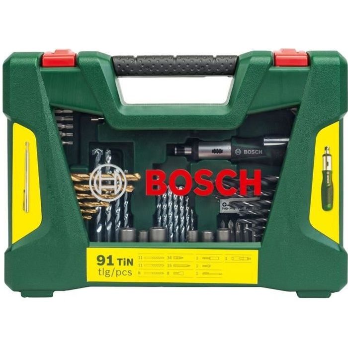 Accessories box for drilling and V -Line screwing (91 pcs) - Bosch