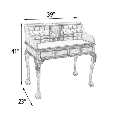 Farmhouse Style Escritoire Desk after Chippendale