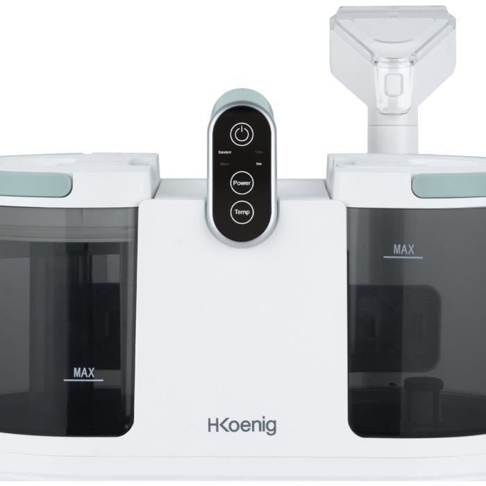 Hot water textile cleaner - HKoeNIG TWT88 - 1600 ml - 290 ml/min - 1200 W - White