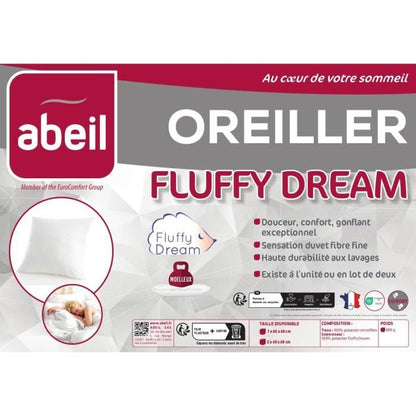 ABEIL Set of 2 FluffyDream Pillows 60 x 60 cm
