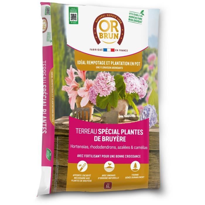 Special potting soil for heather plants - OR BRUN - OBRTBRU6U - 6L - Better rooting