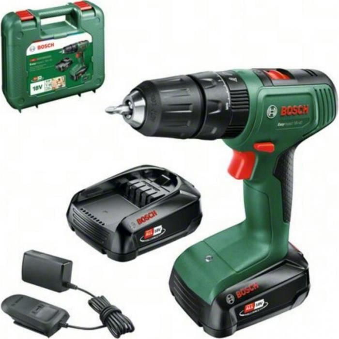 EasyImpact 18V-40 (2x 1.5Ah) + AL18V-20 drill driver in carrying case