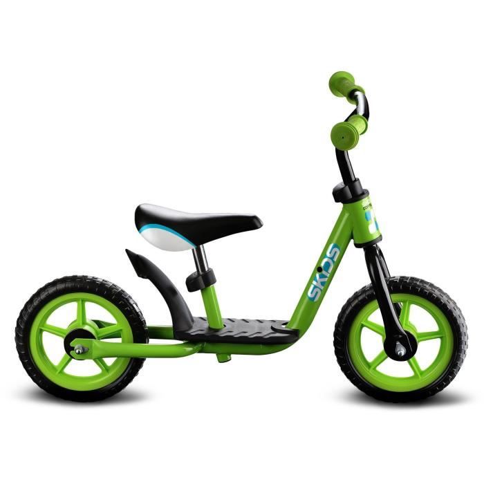 SKIDS CONTROL Balance bike with footrest - Green