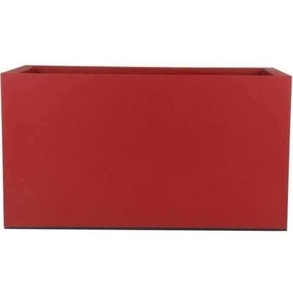 Granite flower bin - 60x30 cm - red