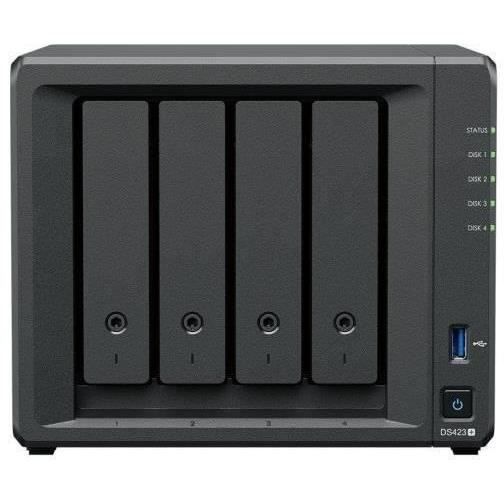 Desktop Nas Synology - 4 Bays - Quad Core - 1.4 GHz - 2 GB of RAM