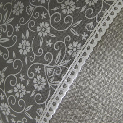 Cushion - TODAY - CHARME - Printed x Chambray x Capucine Embroidery - 30 x 50 cm