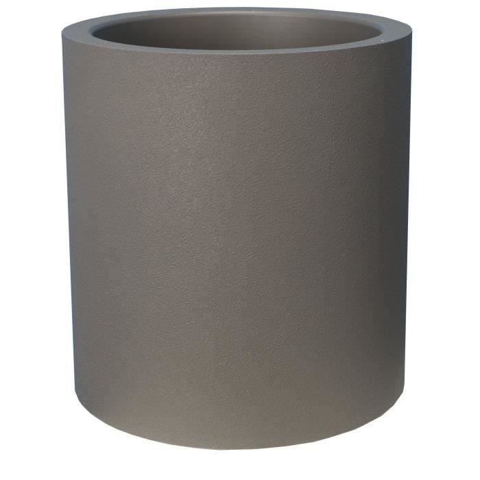 GRANITE CONTAINER ROUND 40 GRAY