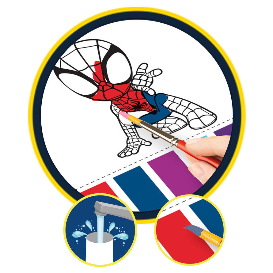 Marvel Spidey roll & go colouring station