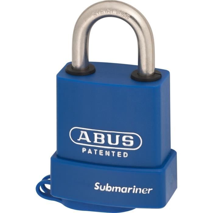 Weatherproof Padlock - ABUS - 83WPIB/53 Submariner - Stainless Steel Shackle - Interchangeable Cylinder