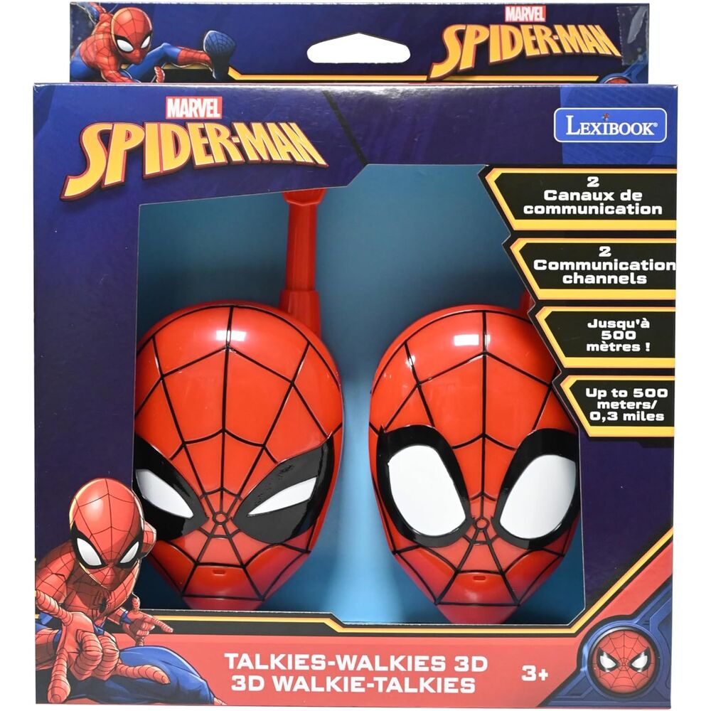 Marvel Spiderman 3D Walkie talkie