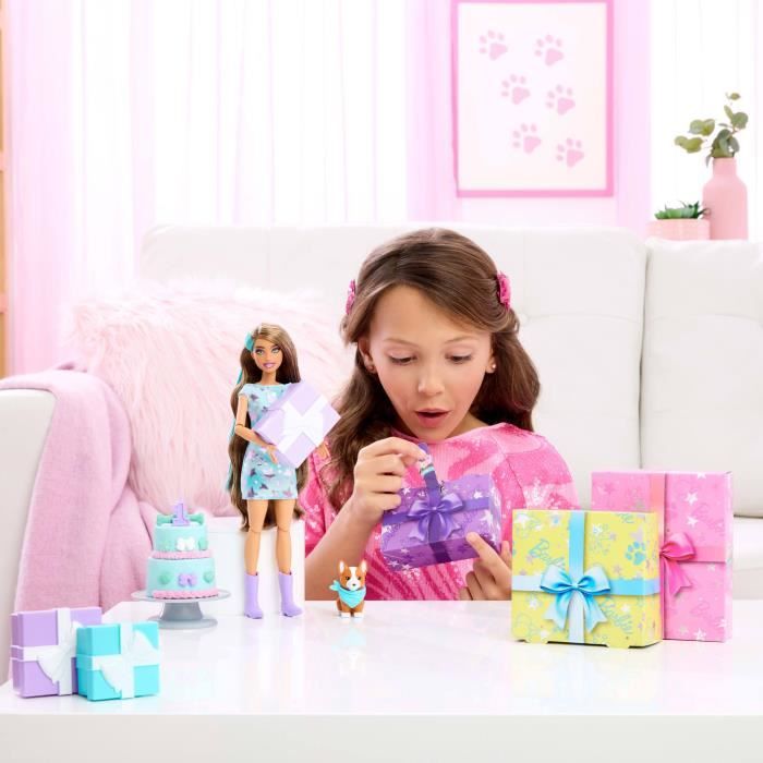 BARBIE Party unboxed blue dog - JFG72