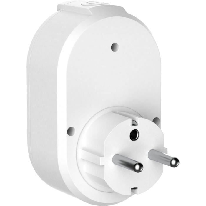Set of 2 connected sockets - LINK2HOME - 230 V - White