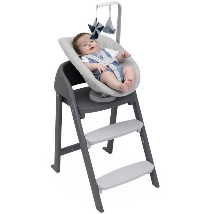 CHICCO Crescendo Baby Seat - Reclining - Grey