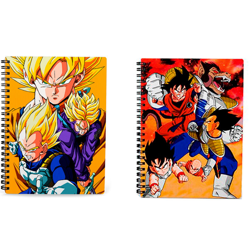 Dragon Ball Z assorted 3D notebook