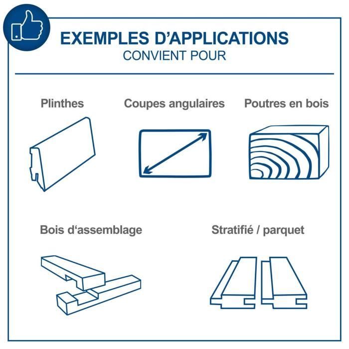 Miter saw with 30-tooth disc SCHEPPACH HM 185 - 1400 W - Blade Ø 185 mm
