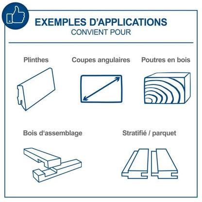 Miter saw with 30-tooth disc SCHEPPACH HM 185 - 1400 W - Blade Ø 185 mm