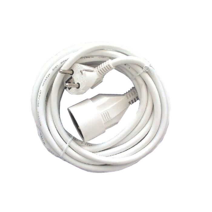 CHACON Extension cable HO5VVF 3 x 1.5 mm²- 10 m - White