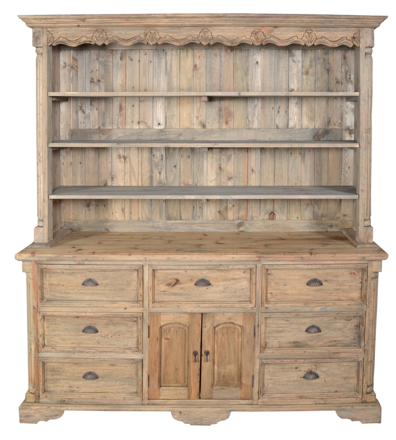 Farmhouse Cote de Azur Hutch in Natural Finish