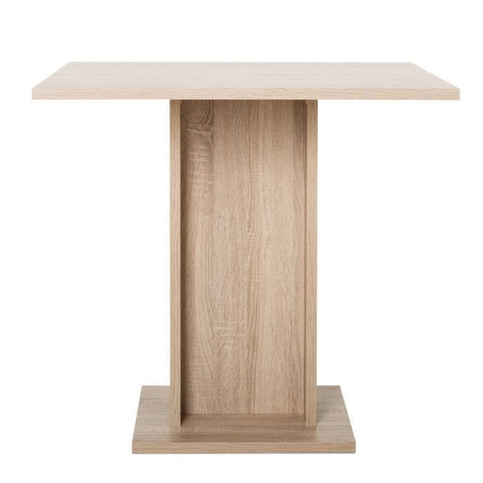 Dining table for 2 to 4 people - Square - Classic - Chene decor - Gustave - L 80 x W 80 cm