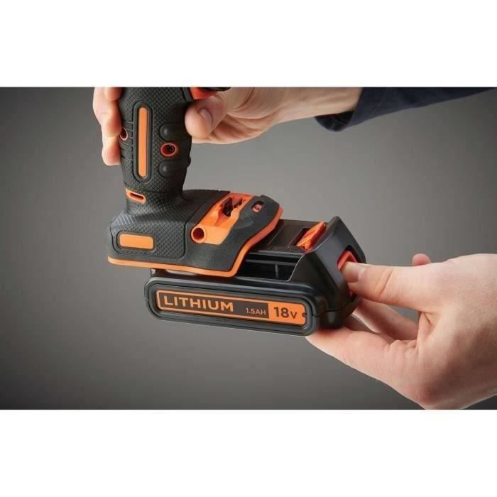 Black + Decker BDCHD18C2TA-QW 18V Impact Drill (2 Batteries)